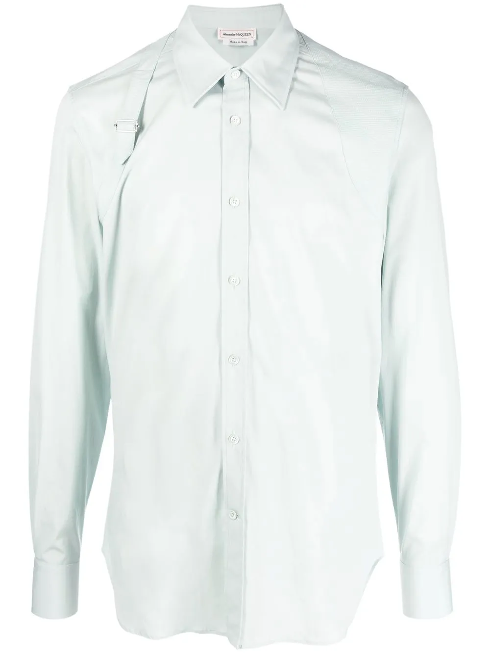 

Alexander McQueen Harness strap-detail shirt - Green