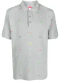 Kenzo Kenzo Pixel slim fit polo shirt - Grey