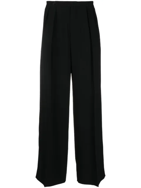 ASPESI pantalones anchos con tiro alto