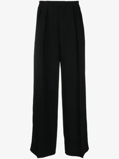 ASPESI pantalones anchos con tiro alto