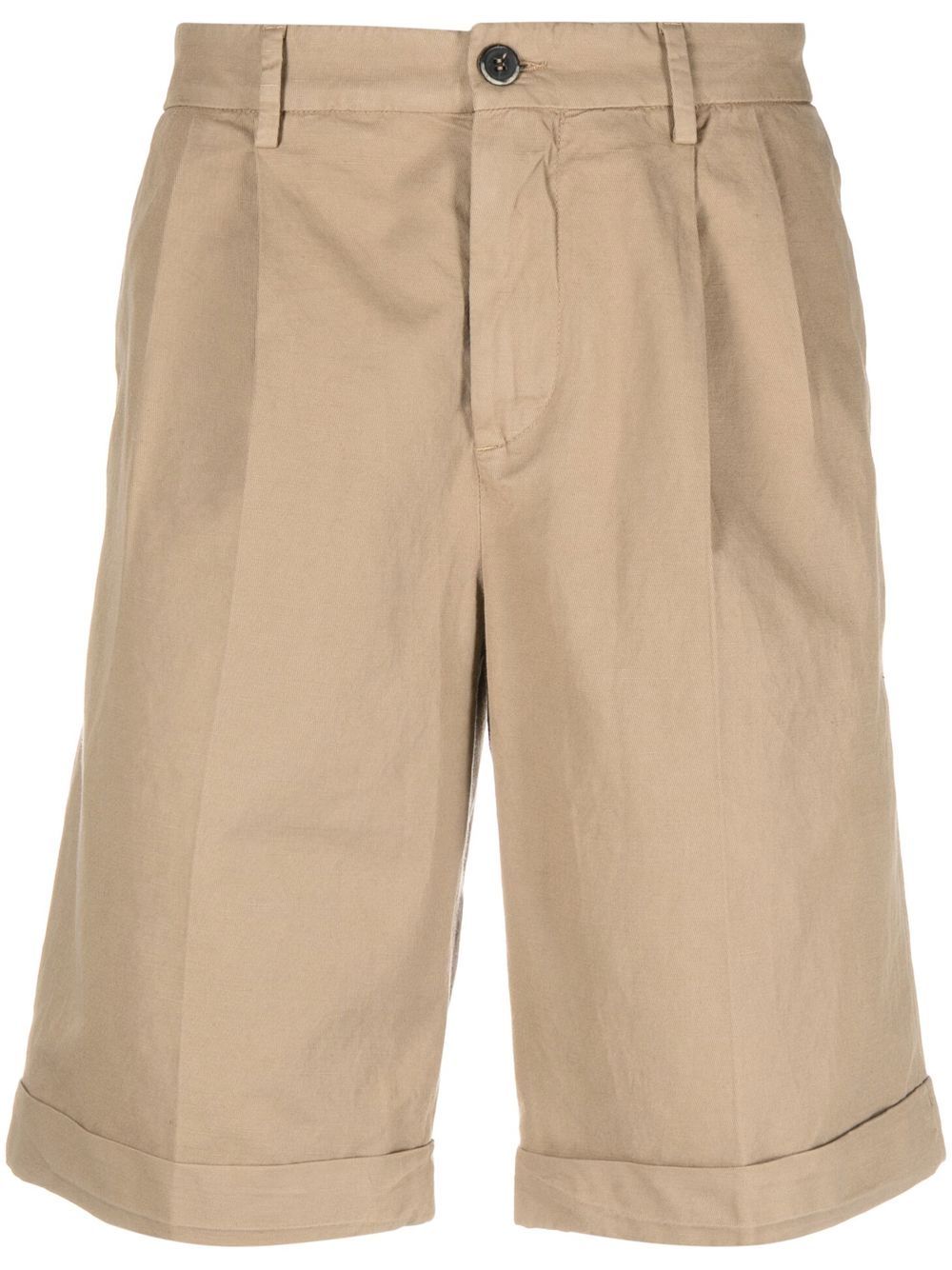 

Barena pleat-detail bermuda shorts - Neutrals