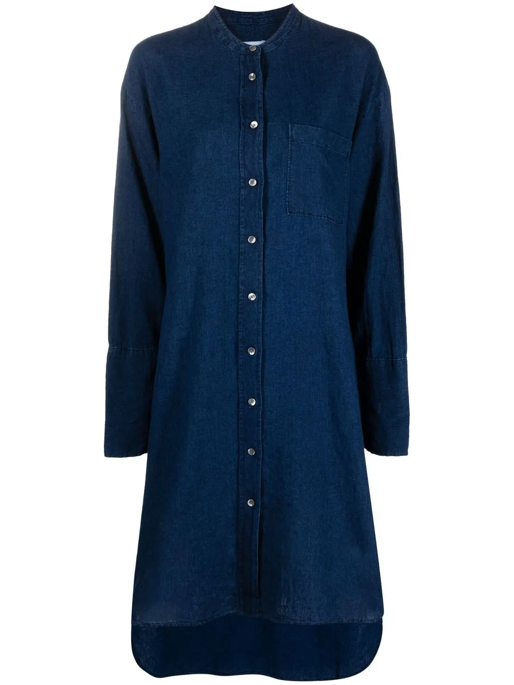 

Closed long-sleeve denim shirt dress - Blue