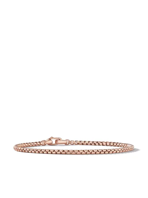 David Yurman 18kt rose gold Box Chain bracelet (2.7mm)