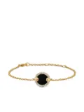 David Yurman 18kt yellow gold Petite DY Elements Center Station Chain diamond bracelet (11mm)