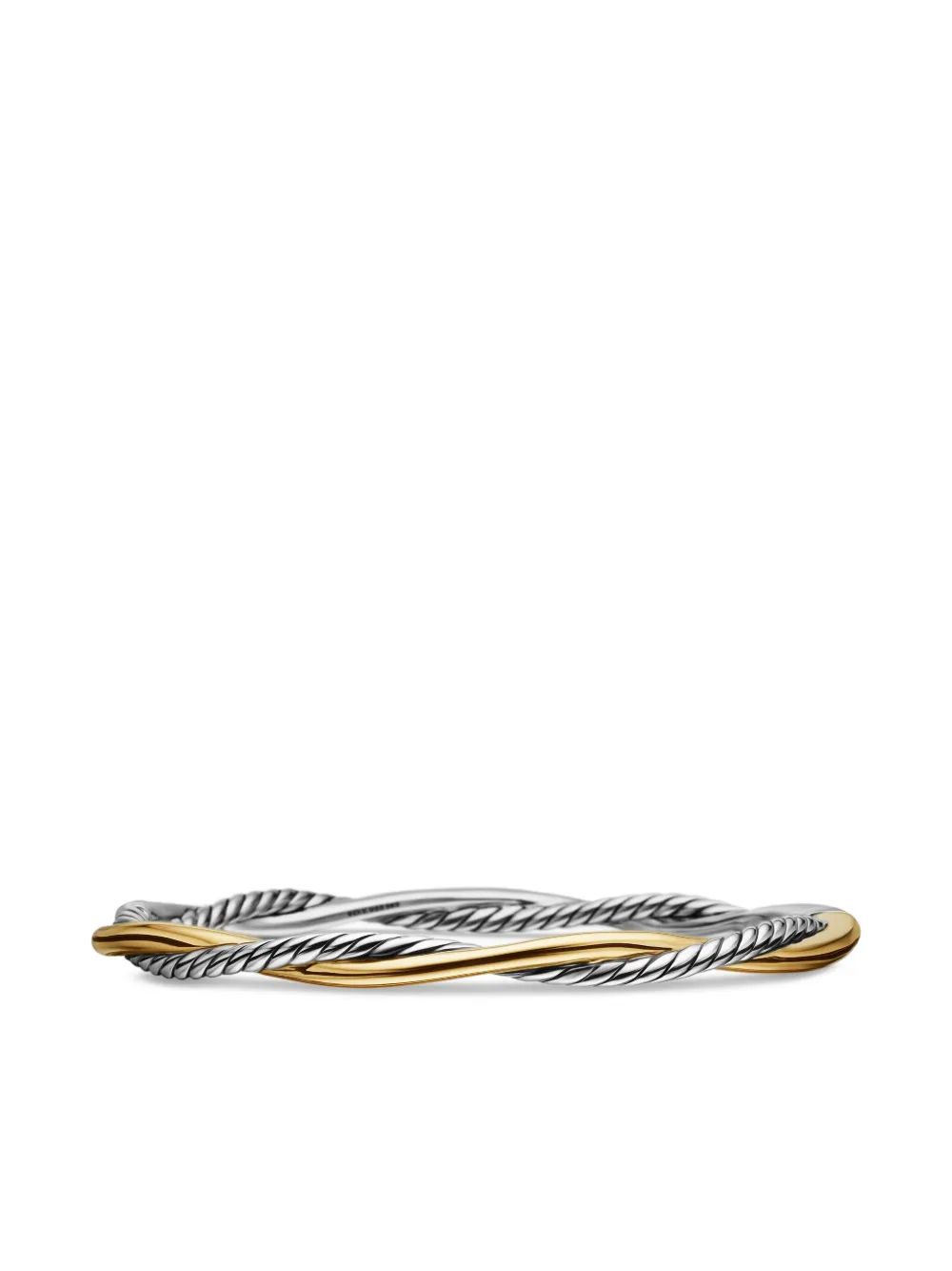 David Yurman Petite Infinity ブレスレット 4.4mm 14Kイエローゴールド&スターリングシルバー - David Yurman Petite Infinity ブレスレット 4.4mm 14Kイエローゴールド&スターリングシルバー -