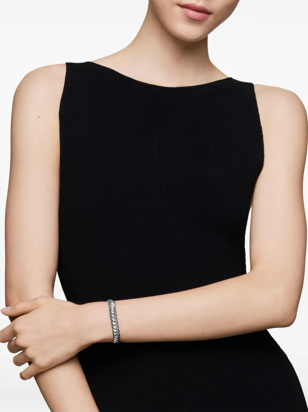 David Yurman pulsera Sculpted Cable en plata de ley de 8.5mm | Image 2