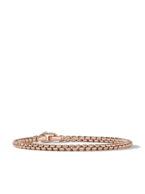 David Yurman 18kt rose gold Box Chain bracelet (3.4mm)