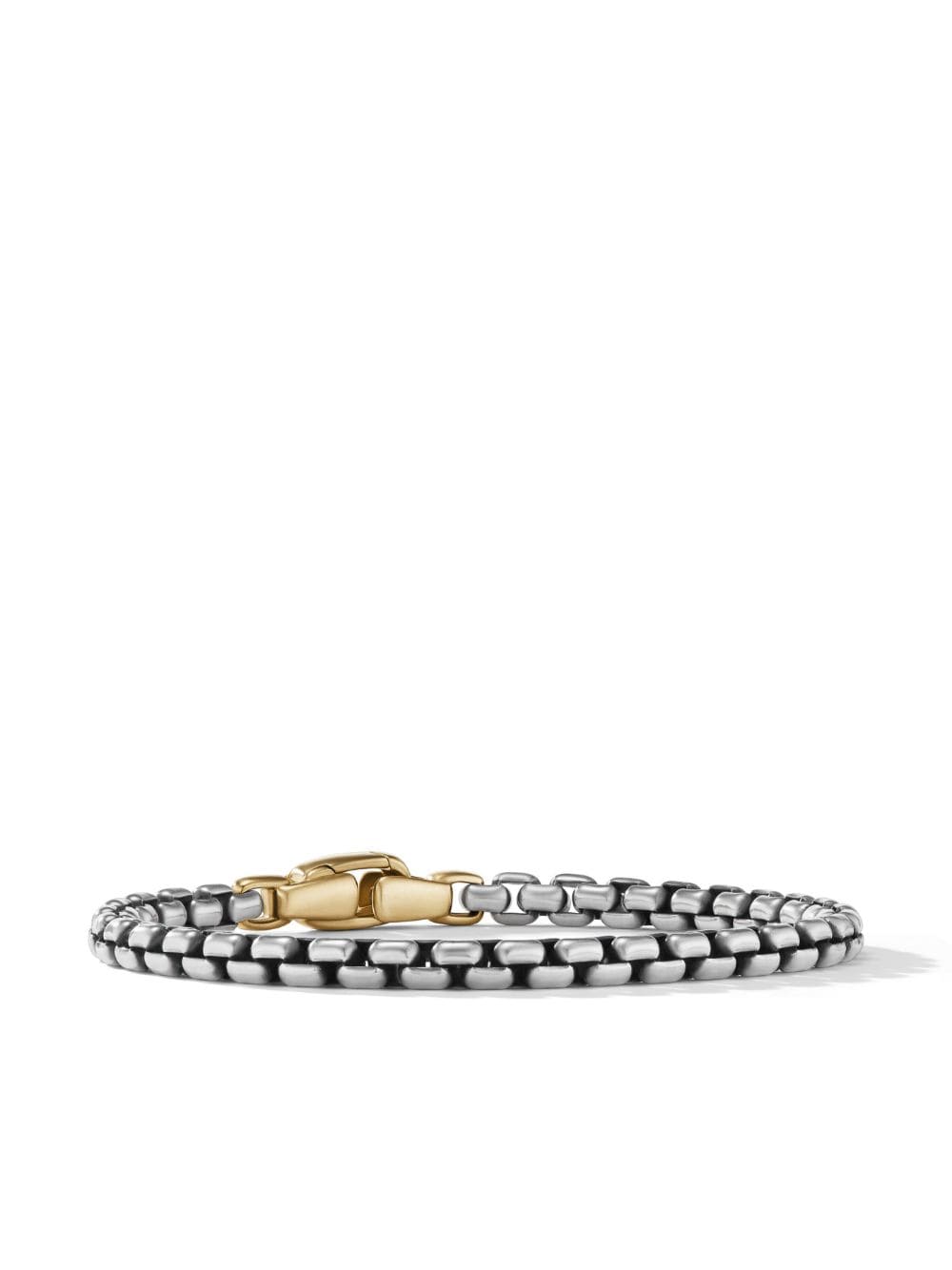 David Yurman 14k黄金纯银百叶链式手链（5毫米） In Silver