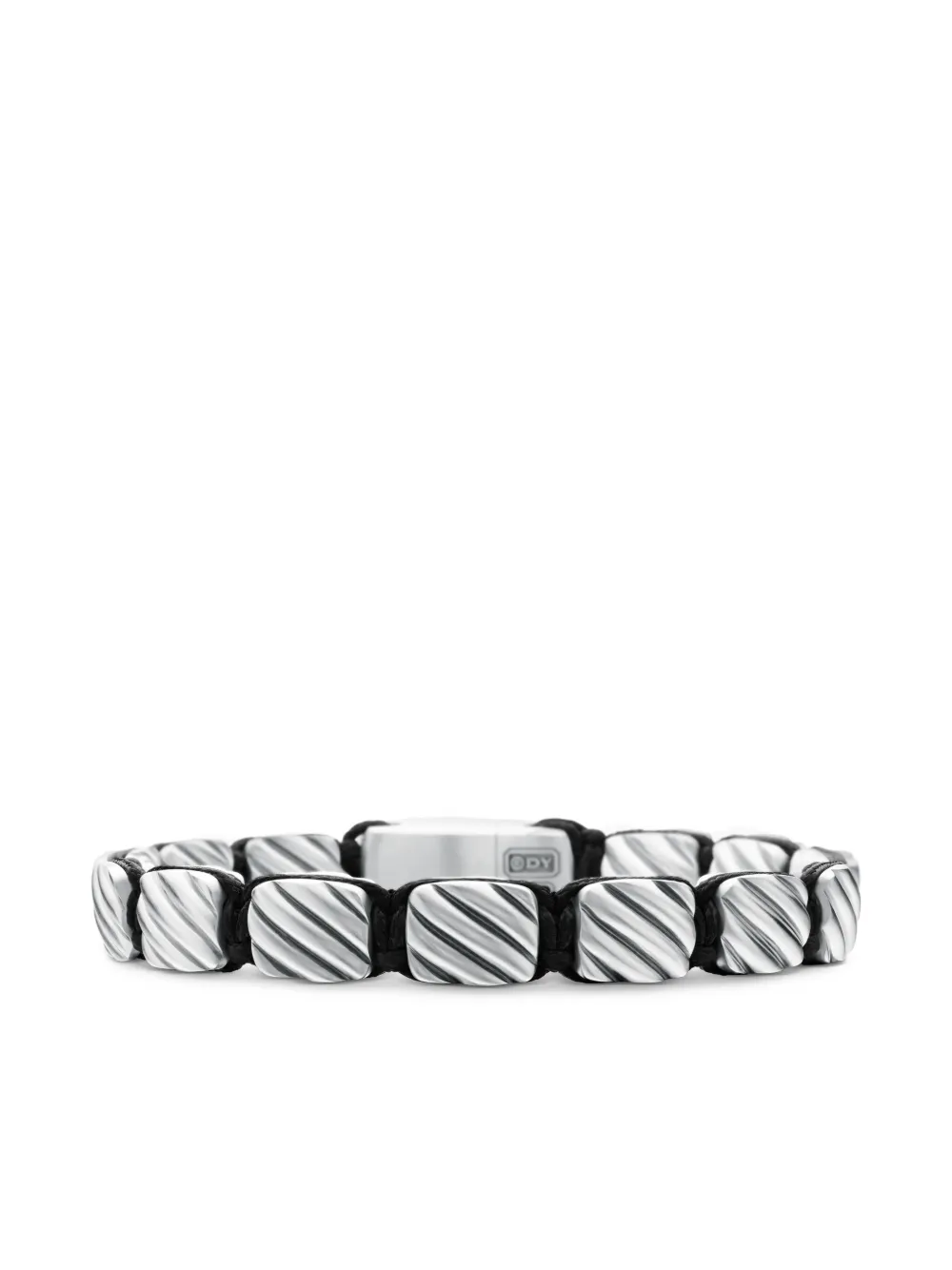 David Yurman Sculpted Cable Woven Tile ブレスレット 8.5mm スターリングシルバー - David Yurman Sculpted Cable Woven Tile ブレスレット 8.5mm スターリングシルバー -