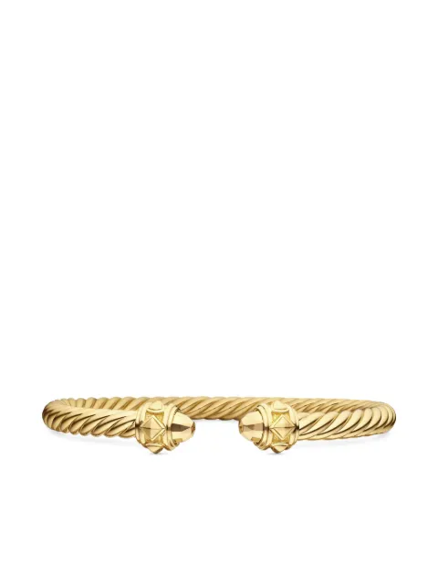 David Yurman 18kt yellow gold Renaissance Cablespira bracelet (5mm) 