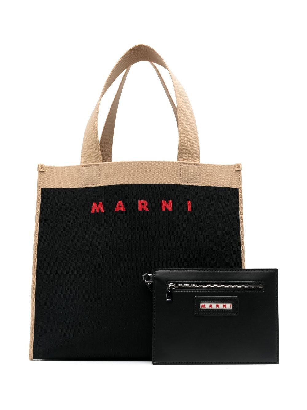 Image 1 of Marni jacquard shopping tote