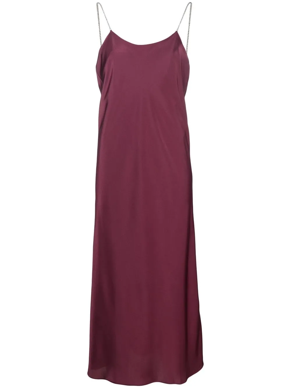 

Ba&Sh chain-link strap midi-dress - Red