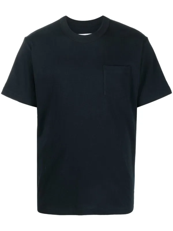 Sacai patch-pocket Cotton T-shirt - Farfetch