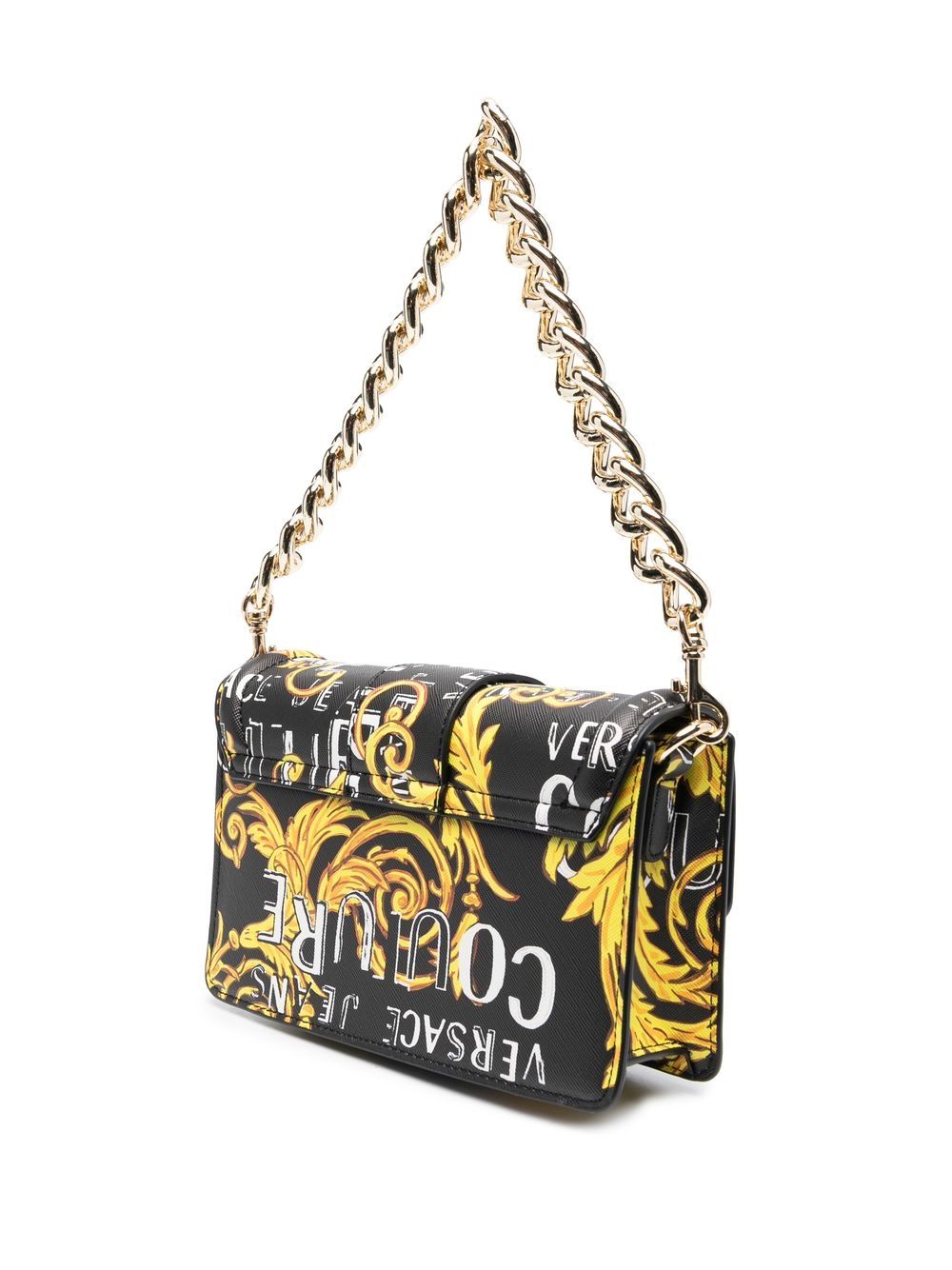 Versace Jeans Couture Floral Printed Structured Shoulder Bag (Onesize) by Myntra