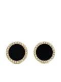 David Yurman 18kt yellow gold Petite DY Elements diamond stud earrings (11mm)