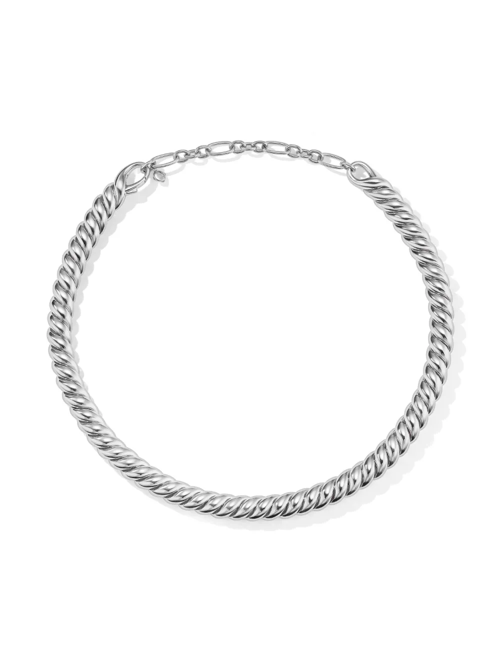David Yurman Schakelhalsketting - Zilver