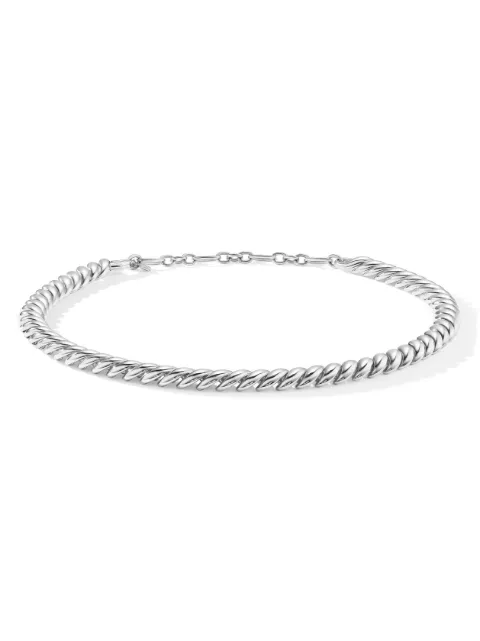 David Yurman sterling silver Sculpted Cable chain necklace (8.5mm)