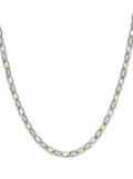 David Yurman 18kt yellow gold and sterling silver DY Madison chain necklace (5.5mm)