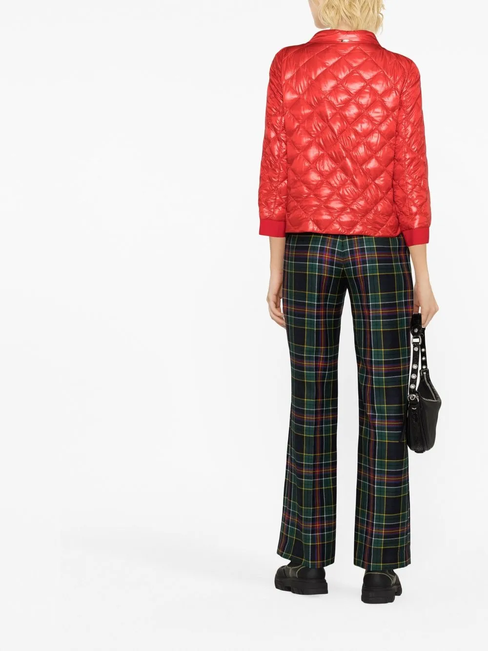 Herno Ultralight Diamond-quilted Down Jacket In Red