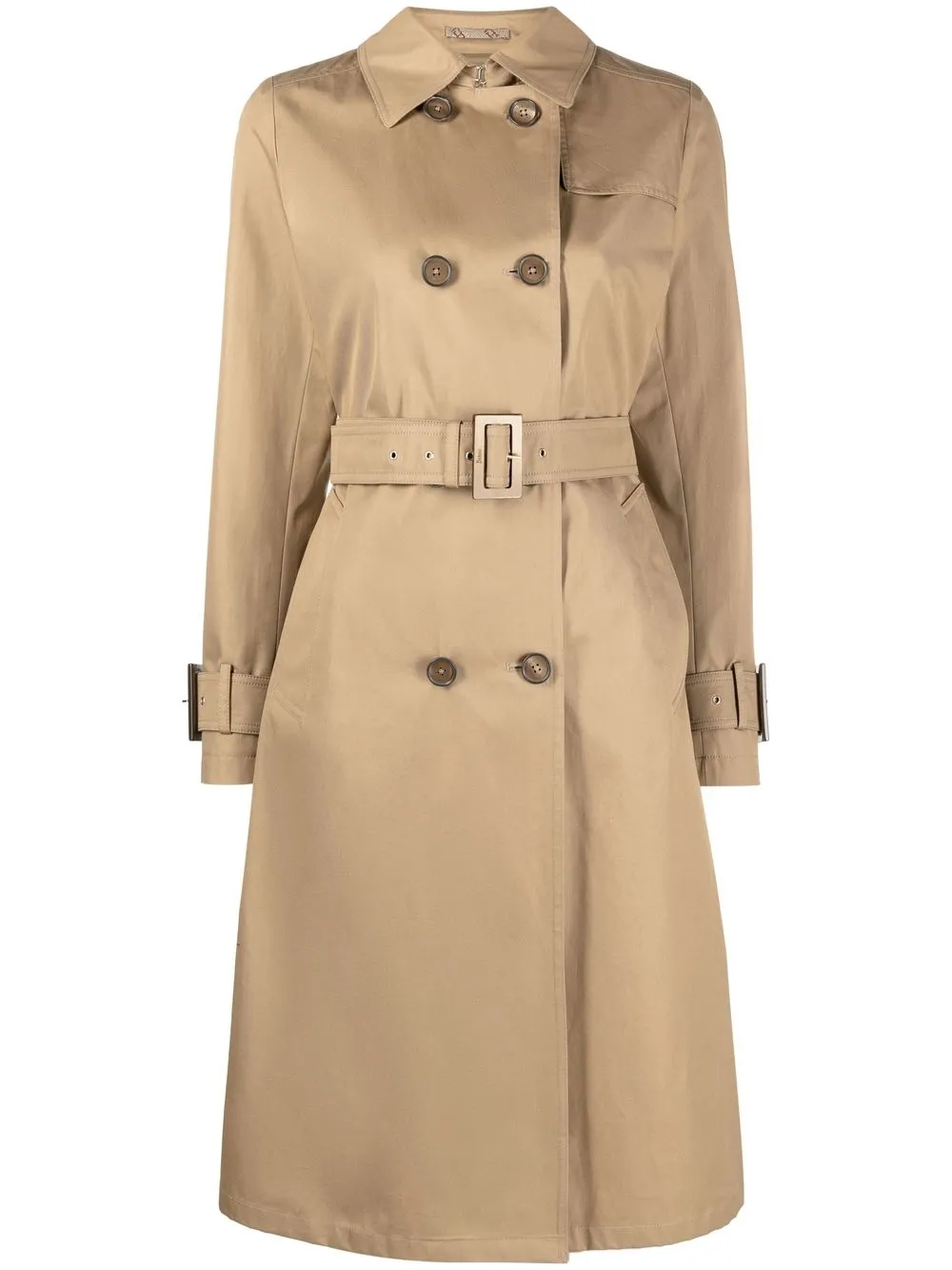 Image 1 of Herno belted double-breasted trench coat