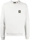 Belstaff logo-patch cotton sweatshirt - Grey