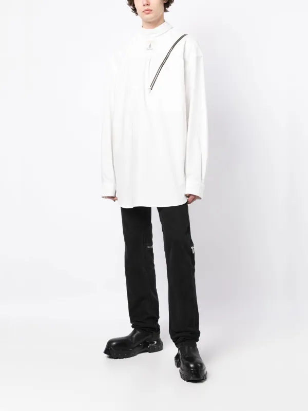 2025新発 Takahiromiyashita The Soloist zip-detail long-sleeved Shirt Nintendo Switch