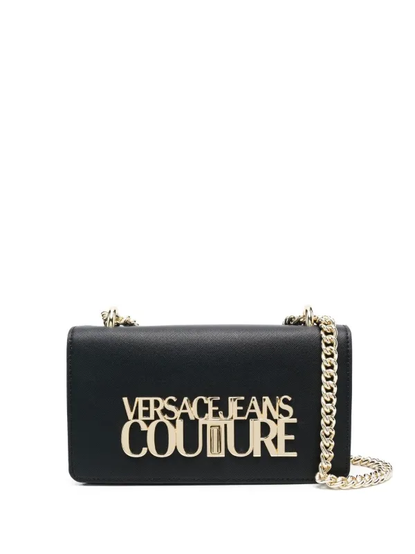 Versace Jeans Couture ロゴプレート ショルダーバッグ - Farfetch