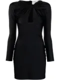 Coperni cut-out twisted mini dress - Black