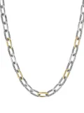 David Yurman 18kt yellow gold and sterling silver DY Madison chain necklace (11mm)