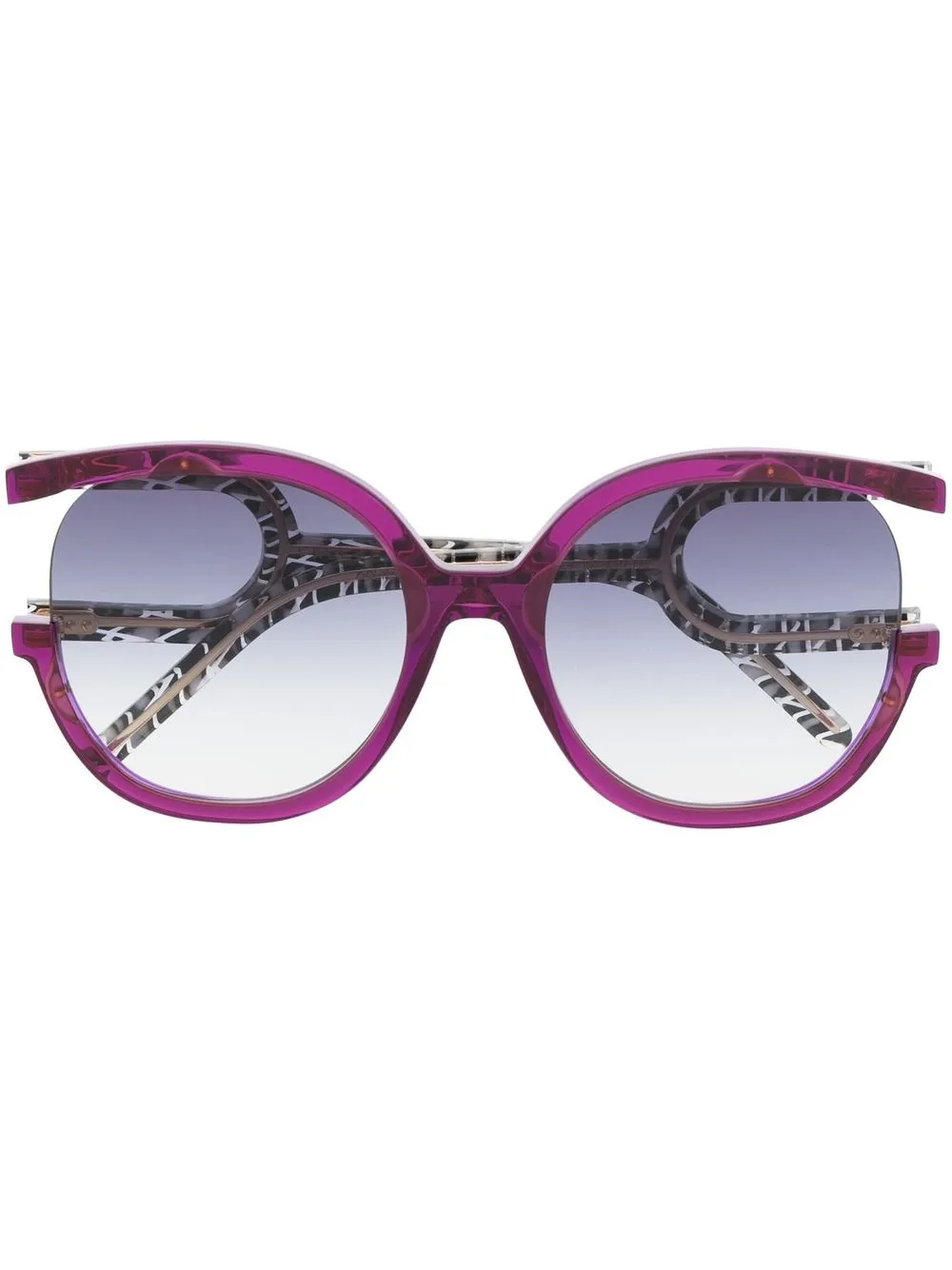 

Face À Face Aalto 2 round-frame sunglasses - Purple