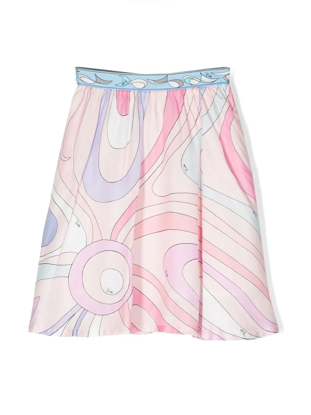 

PUCCI Junior patterned flared skirt - Pink