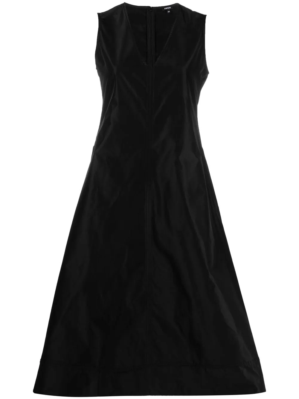 

ASPESI A-line sleeveless dress - Black