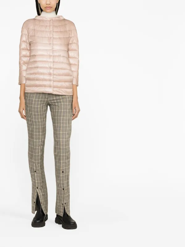 【送料&関税込】Herno Mock-neck Quilted Puffer Jacket Herno mock-neck Quilted Puffer Jacket | Pink | FARFETCH BH