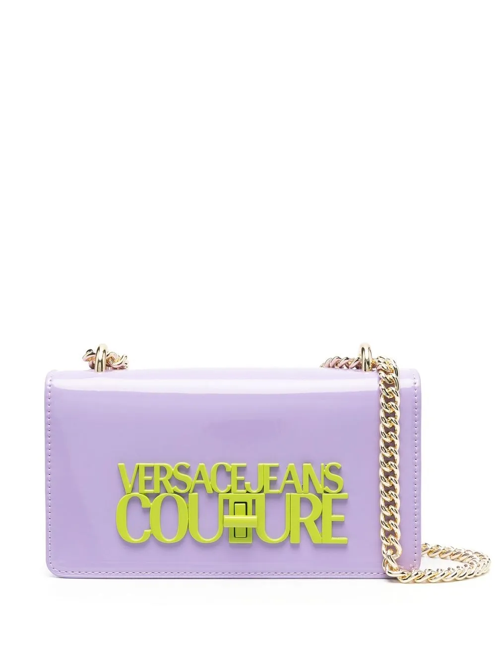 

Versace Jeans Couture logo-plaque crossbody bag - Purple