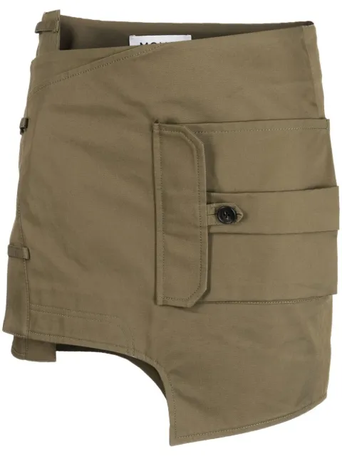 Monse asymmetric cargo-wrap mini skirt
