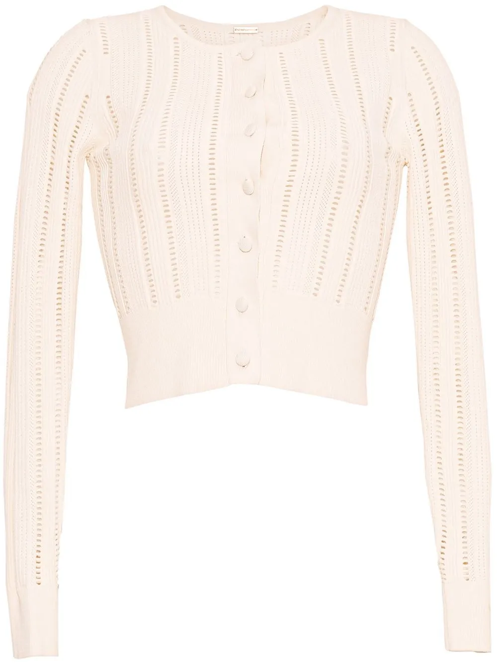 

Adam Lippes pointelle-knit cropped cardigan - Neutrals