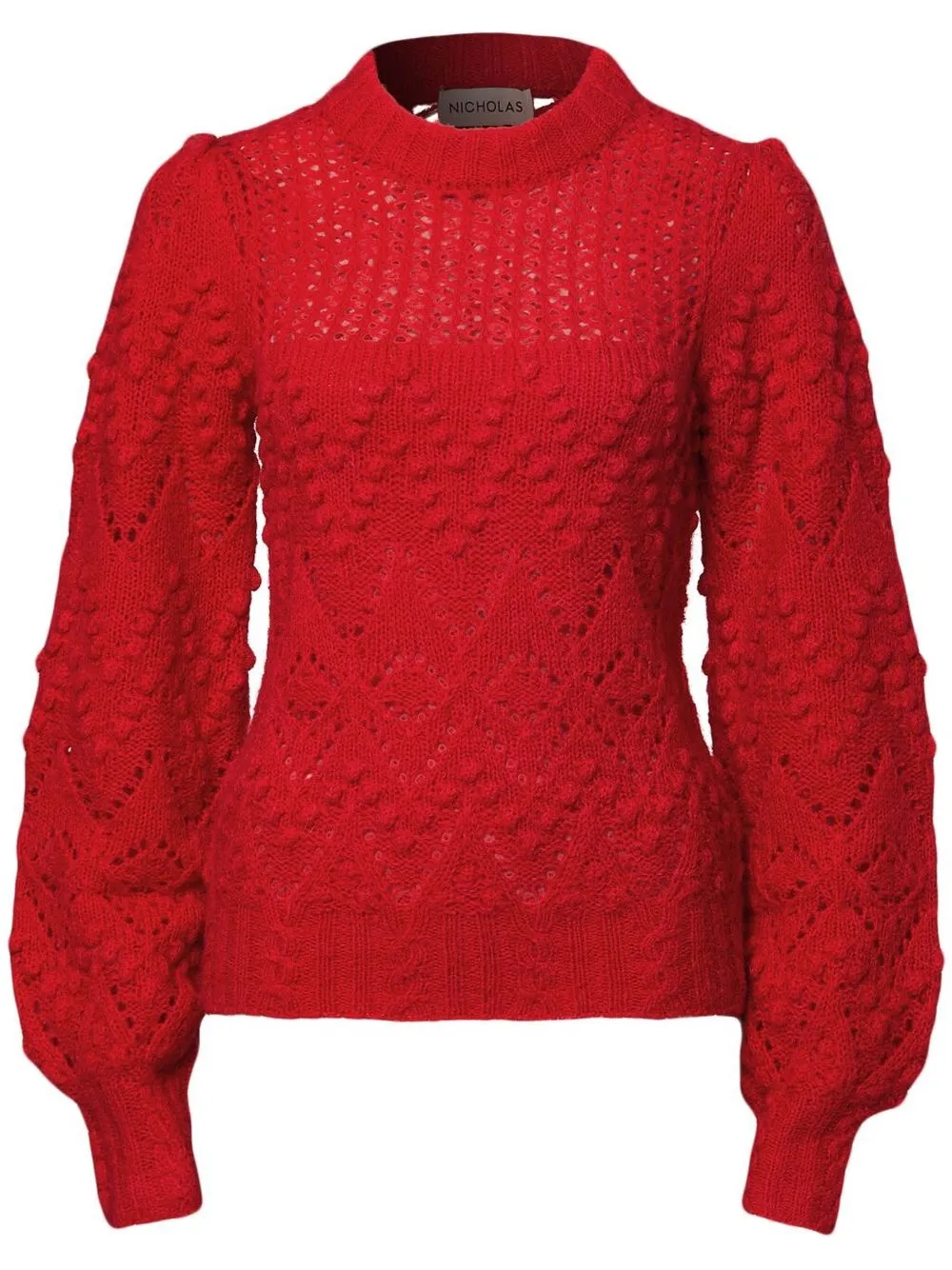 

Nicholas Svana open-knit jumper - Red