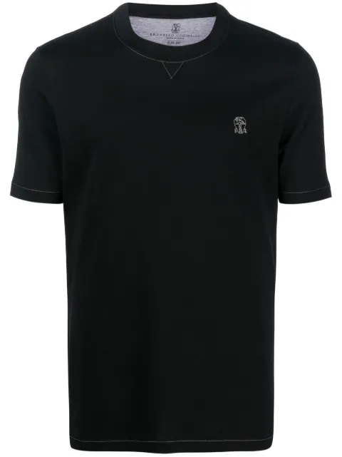 Brunello Cucinelli short-sleeved cotton T-shirt