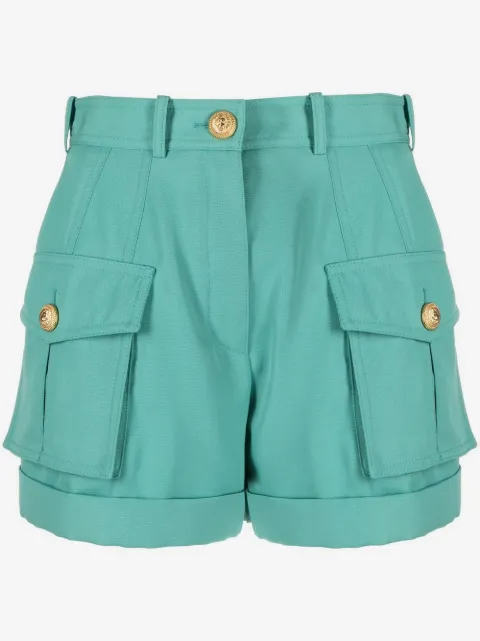 Balmain shorts con tiro alto
