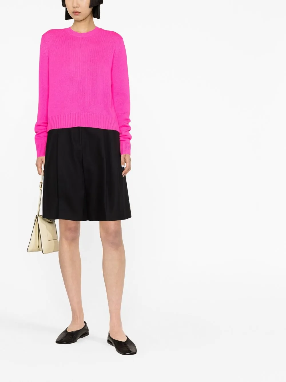 LISA YANG RIBBED-KNIT CASHMERE JUMPER