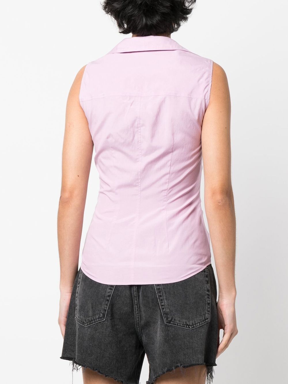 Rep ISABEL MARANT ruffle-trim sleeveless blouse Women