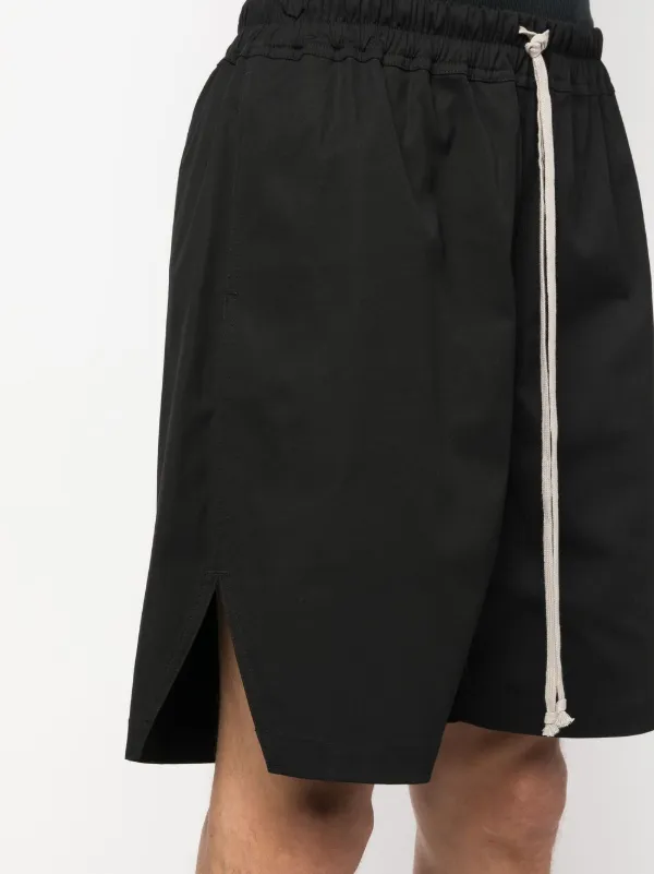 Rick Owens ドローストリング トラックショーツ | ブラック