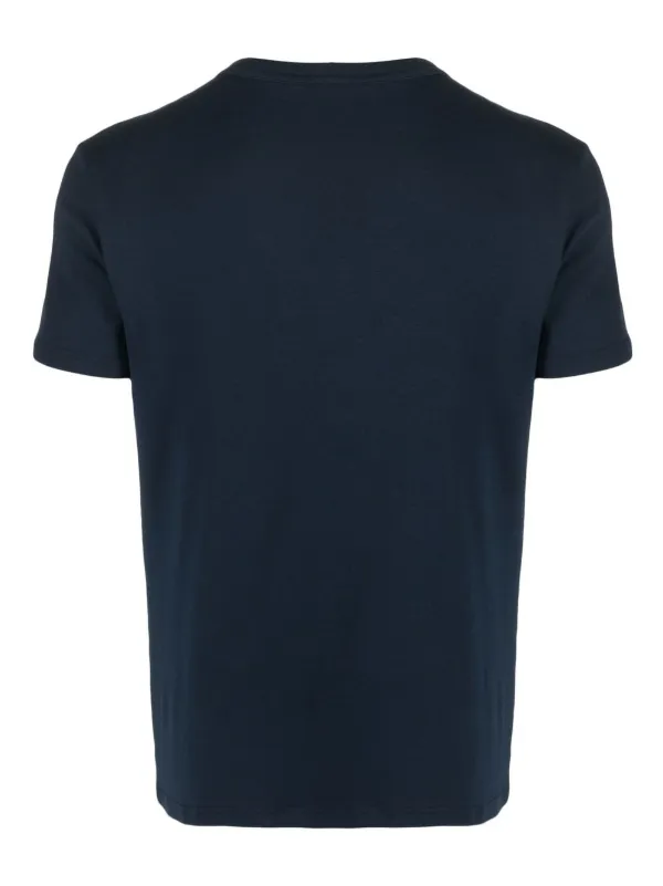 TOMFORD｜SHORT-SLEEVED V-NECK (T4M09 1040 002) TOM FORD V-neck short-sleeve T-shirt | Blue | FARFETCH