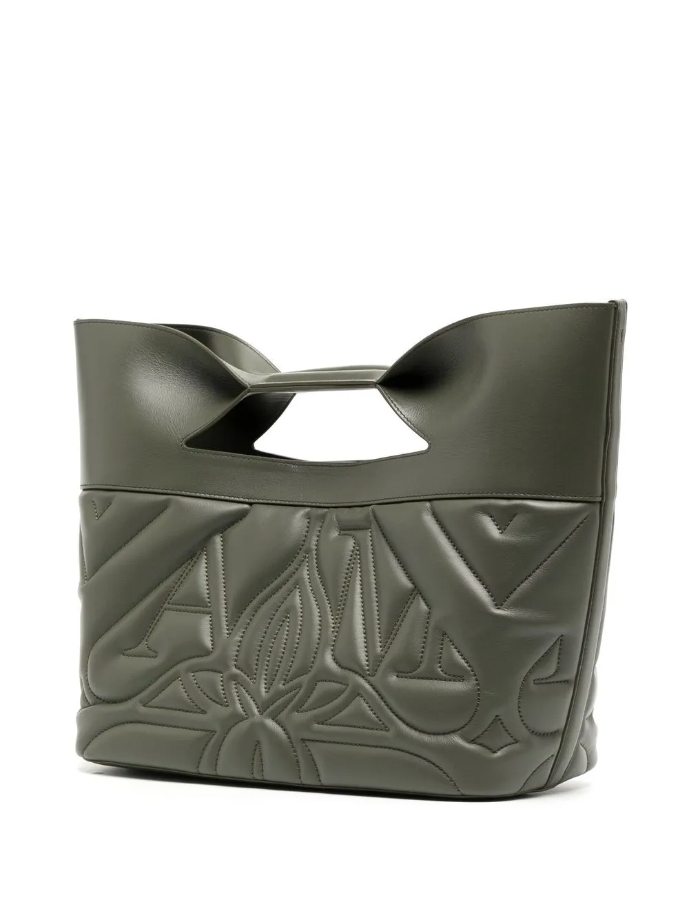 Alexander McQueen The Bow Embroidered Tote Bag Farfetch