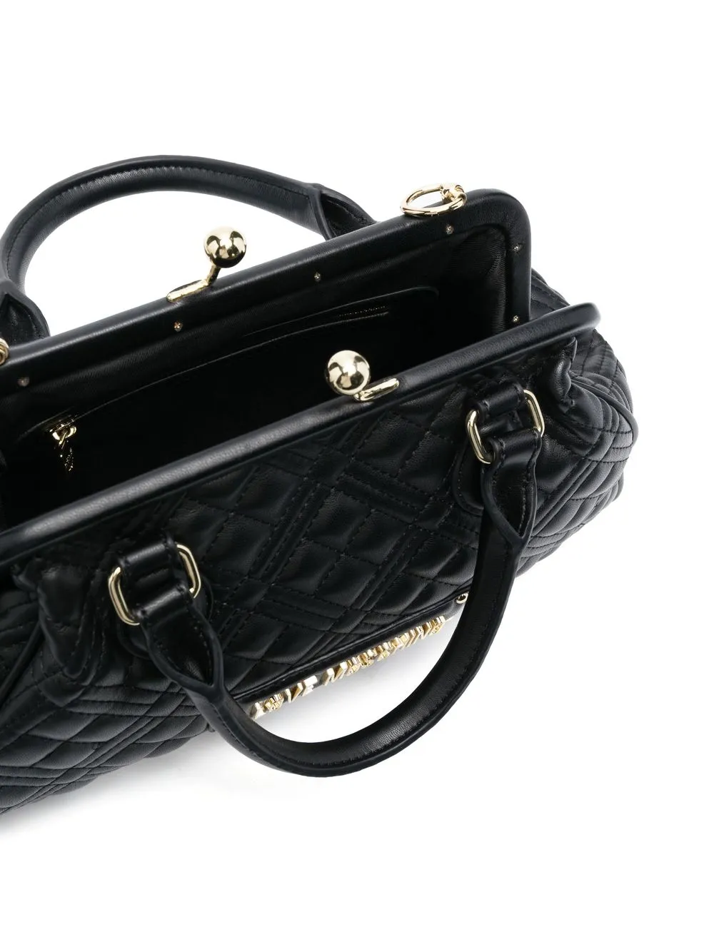 Love Moschino 绗缝人造皮革托特包 Farfetch