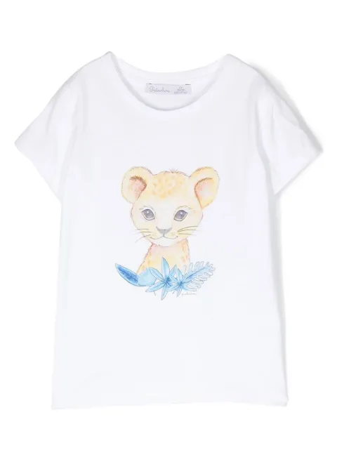 Patachou graphic-print cotton T-shirt 