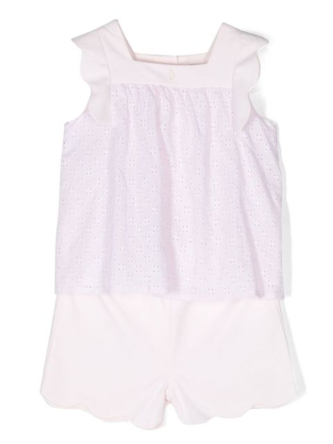 Patachou borderie anglaise short set