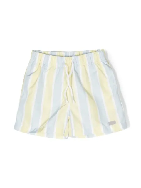 Patachou shorts de playa con rayas estampadas