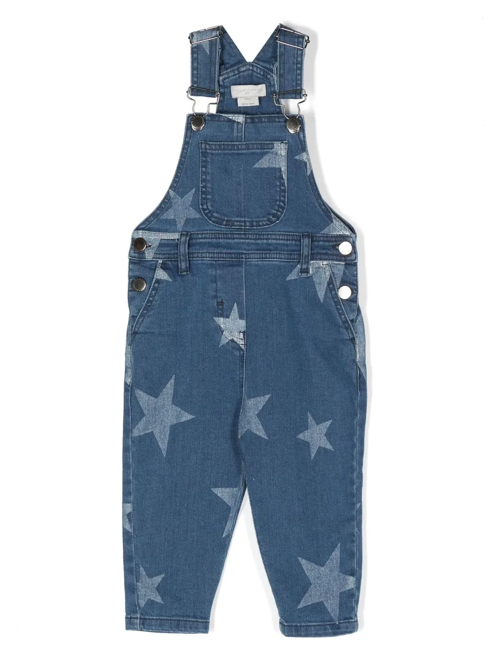 

Stella McCartney Kids overol con estrella estampada - Azul