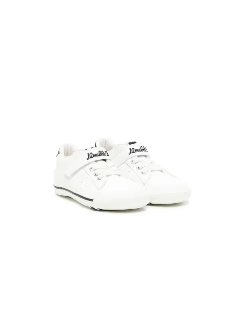 Miki House embroidered touch-strap sneakers